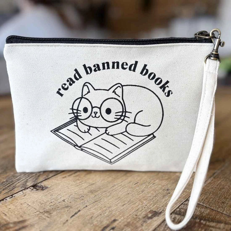 Read Banned Books Zipper Pouch