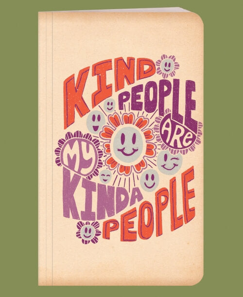 Kind People Recycled Notebook