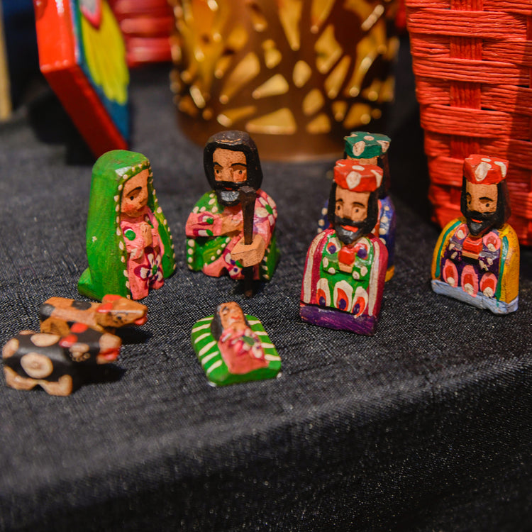 Wooden Guatemalan Nativity Scenes