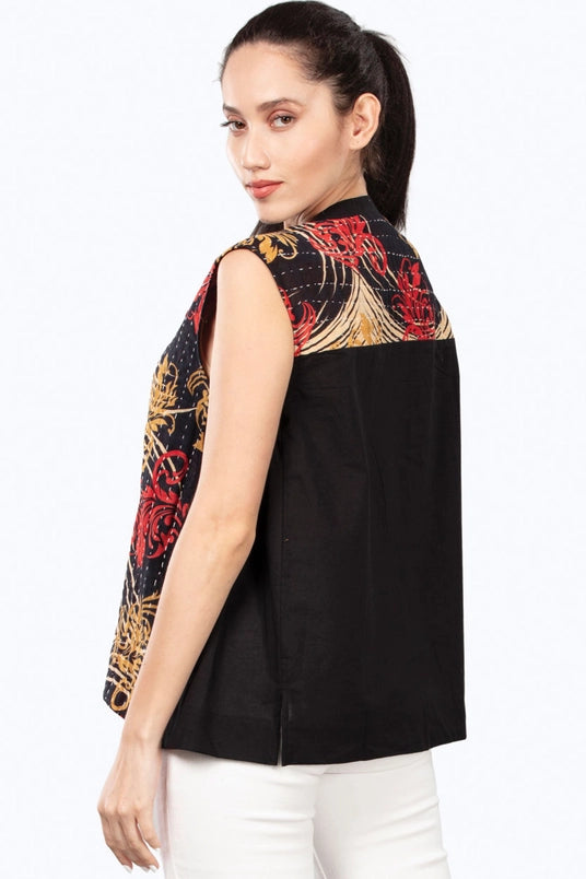 Koti Kantha Sari Top