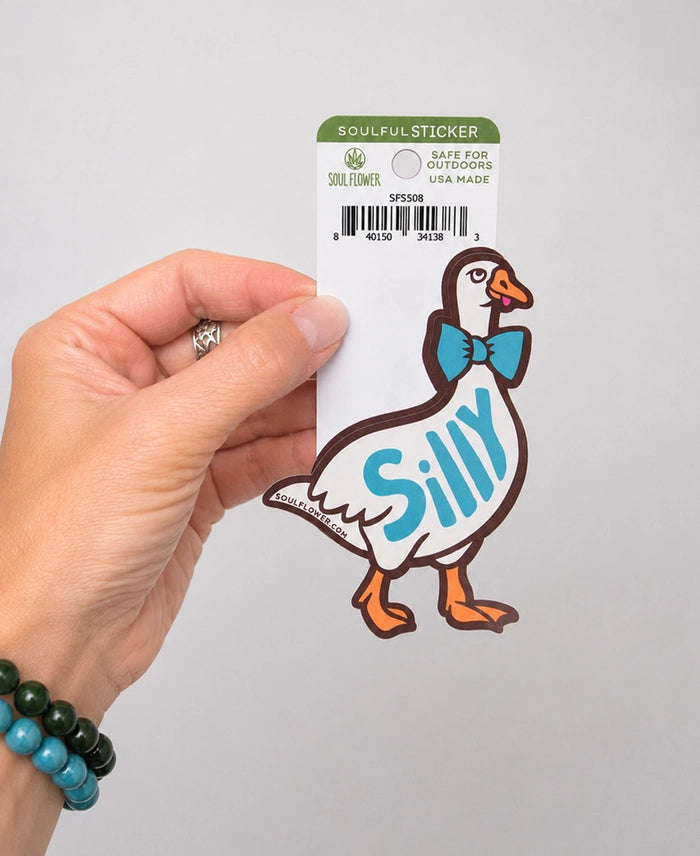Silly Goose Vinyl Sticker