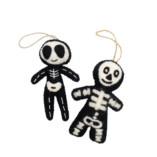 Skeleton Fun Felt Ornament