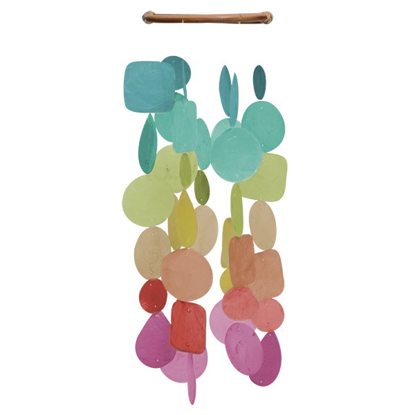 Small Round Capiz Chime