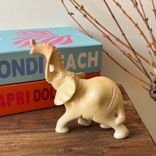 Soapstone Elephant Sculpture