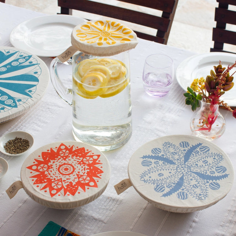 Aloe Small Set of 3 Dish Covers
