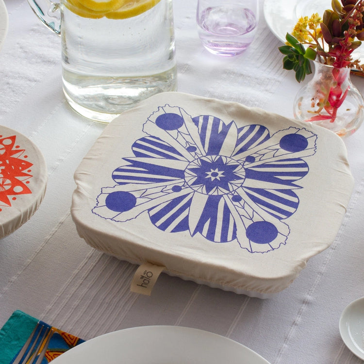 Aloe Square Cotton Casserole Cover