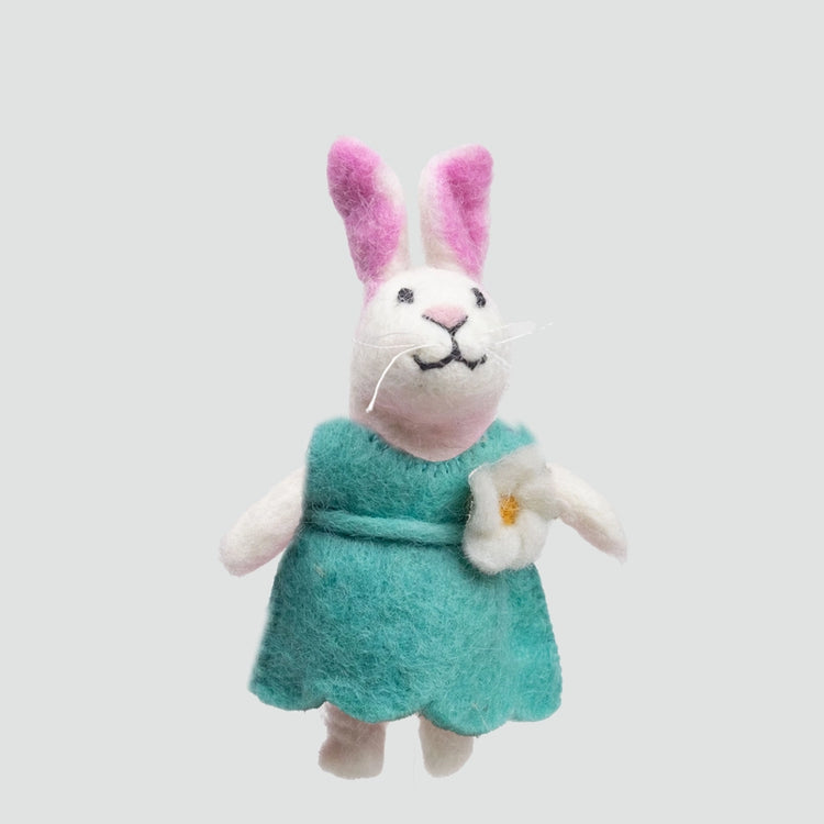 Felt Bunny Finger Puppet