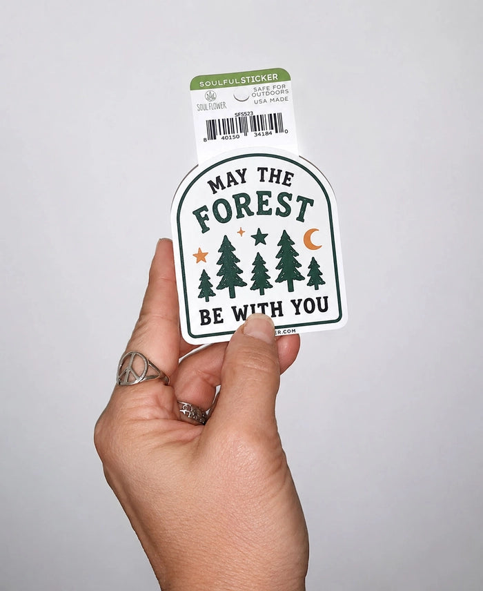 May The Forest Be With You Sticker