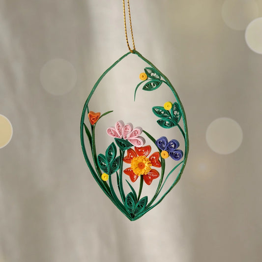 Mau Quilled Flower Ornament