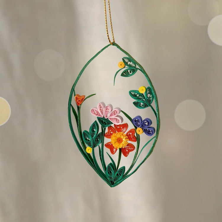 Mau Quilled Flower Ornament