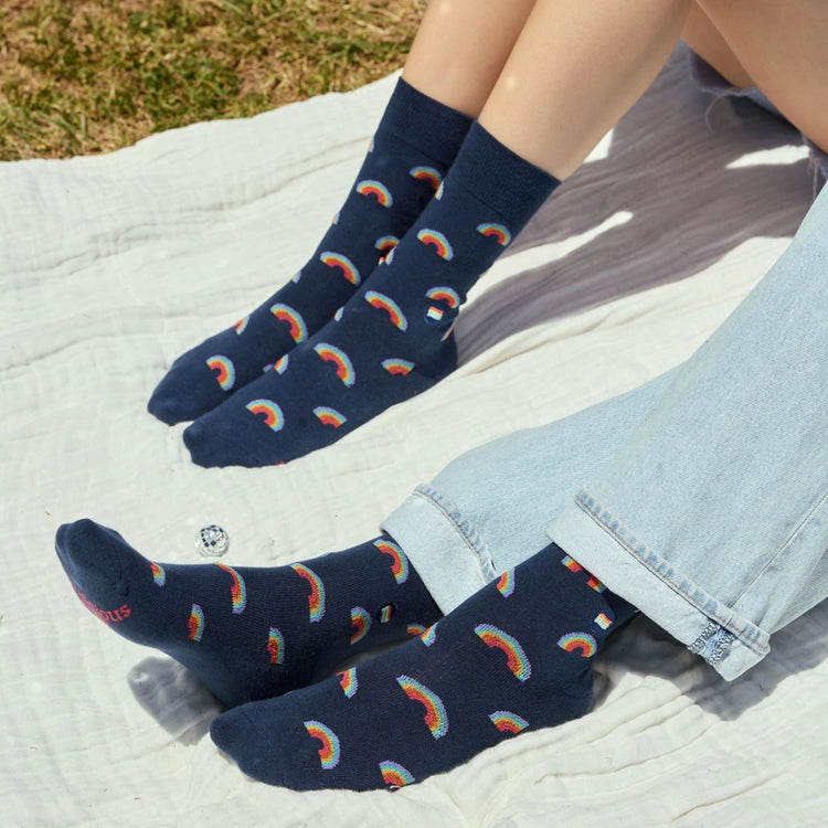 Navy Rainbow Socks That Save LGBTQ Lives