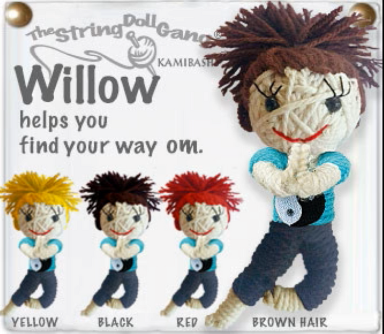 Willow Yoga Doll Keychain