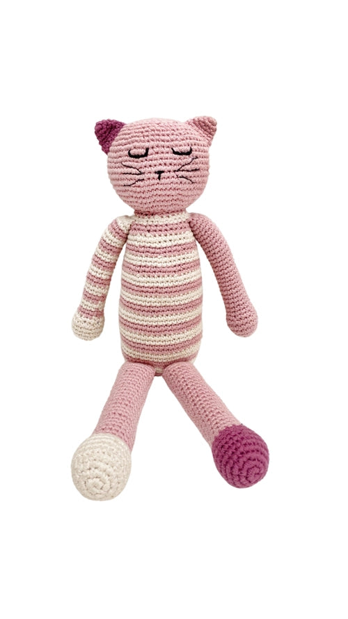 Knitted Kitten Plush Toy