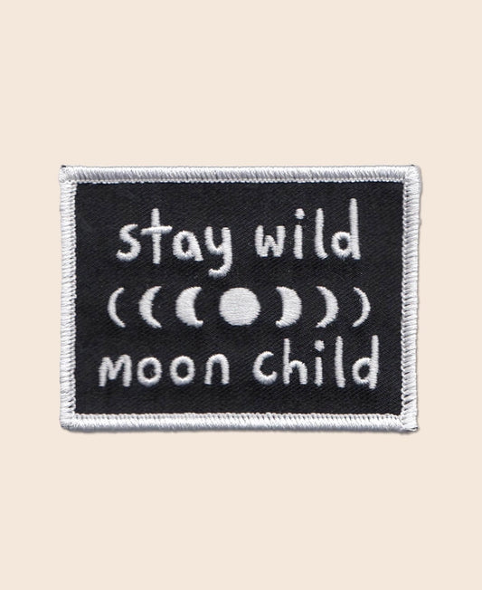 Stay Wild Moon Child Iron-on Patch