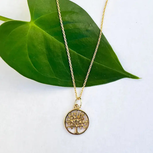 Brass Tree Of Life Necklace