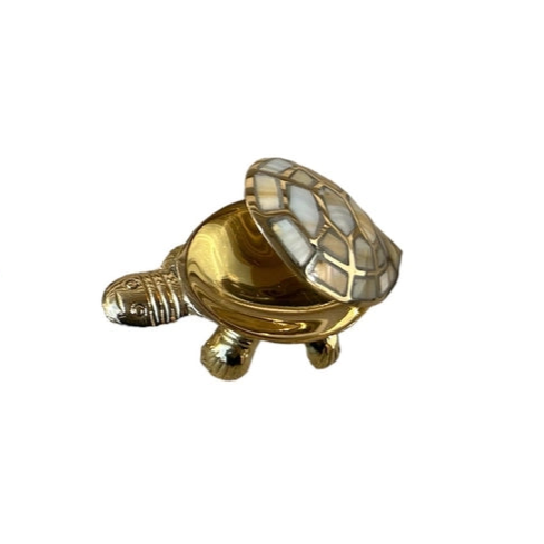 Brass Turtle Box