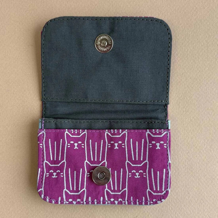 Cat Card Holder Wallet