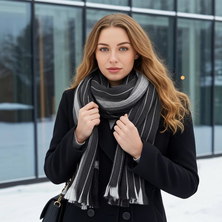 Black Pearl Alpaca Scarf