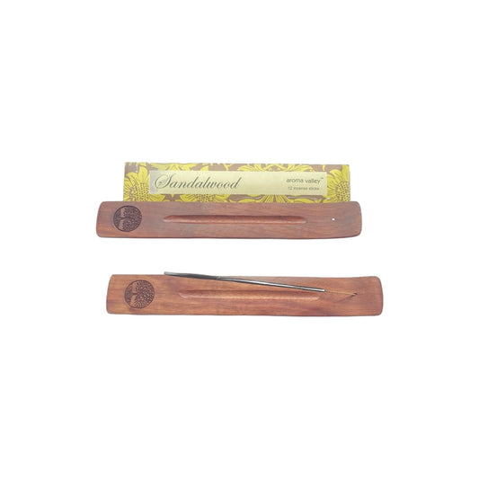 Tree of Life Wooden Incense Holder