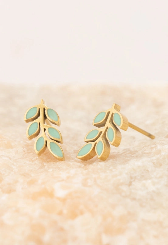 Rowan Leaf Earrings