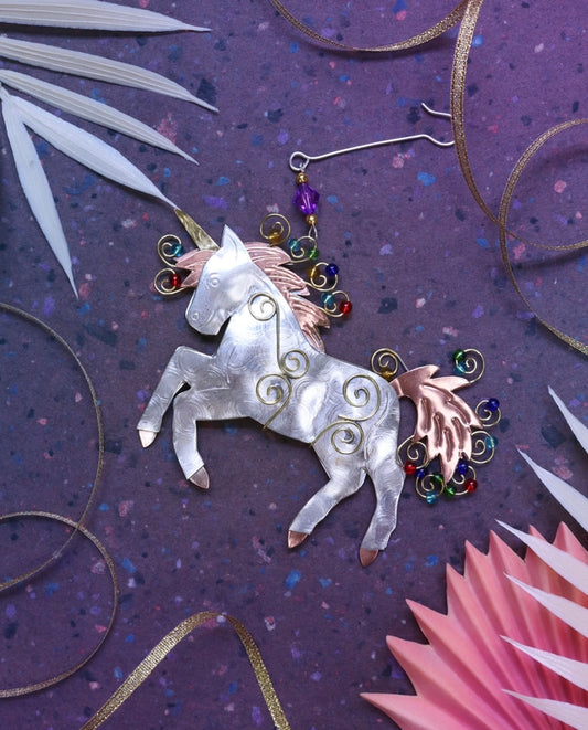 Proud Unicorn Ornament