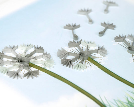 Dandelions Quilling Card