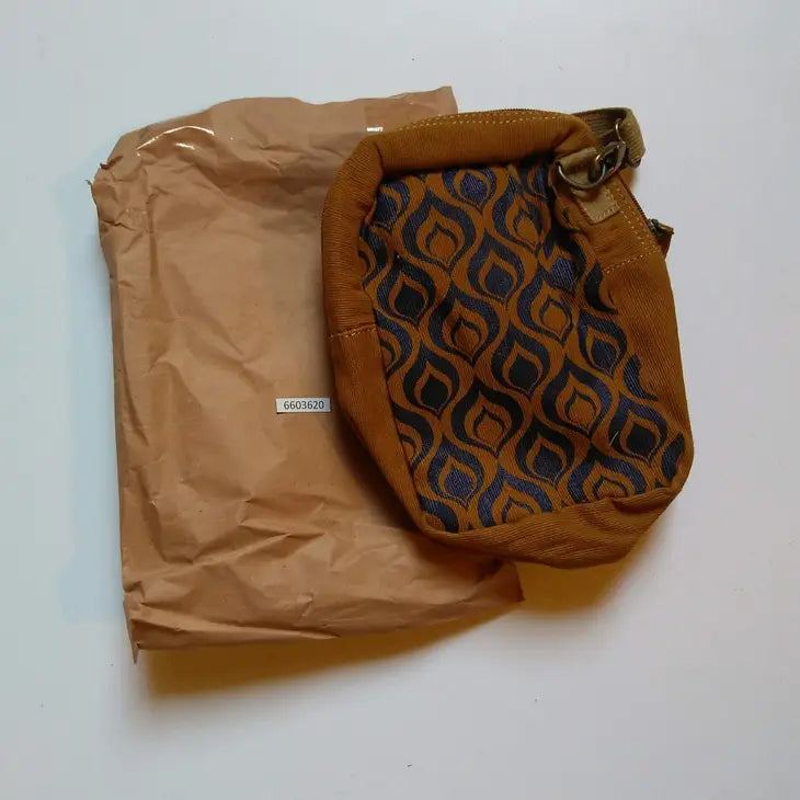 Jute & Cotton Crossbody Bag