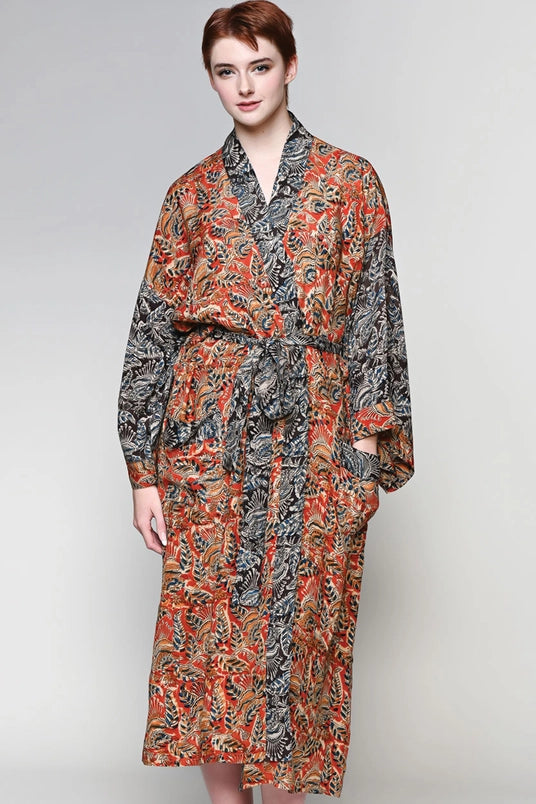 Kalamkari Kimono Robe
