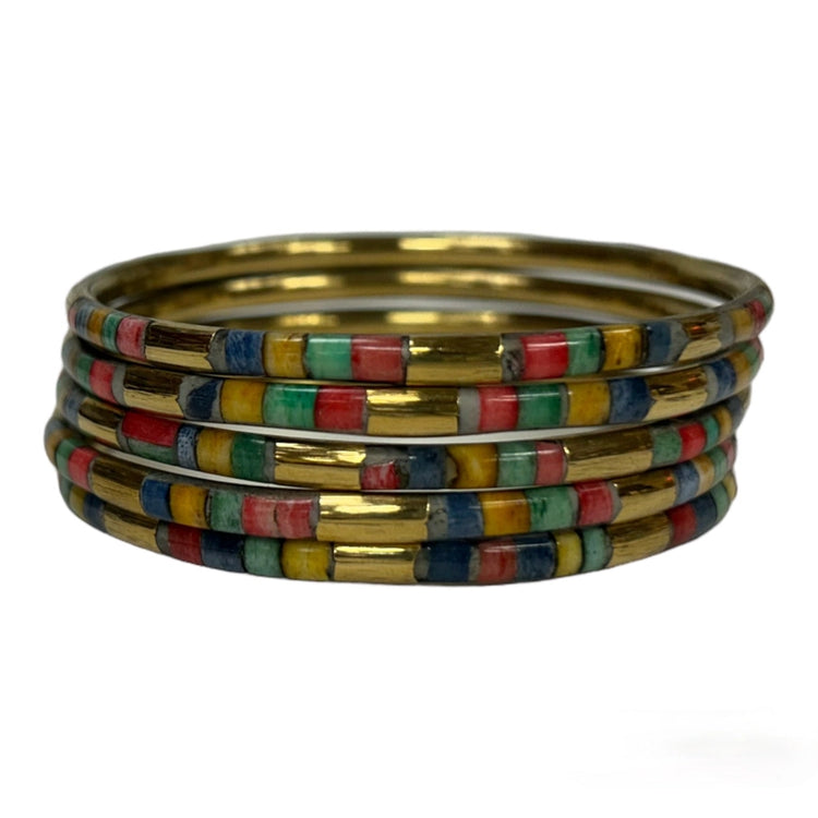 Color Splash Bangle Bracelet