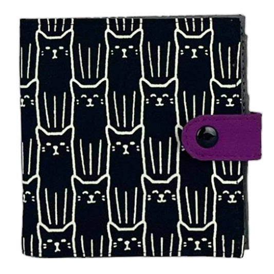 Durable Canvas Animal Block-Print Wallet