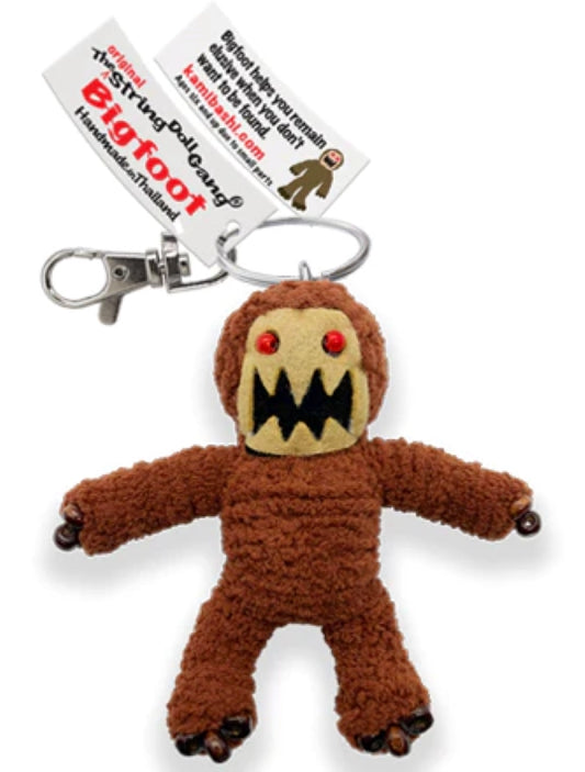 Sasquatch String Doll Keychain