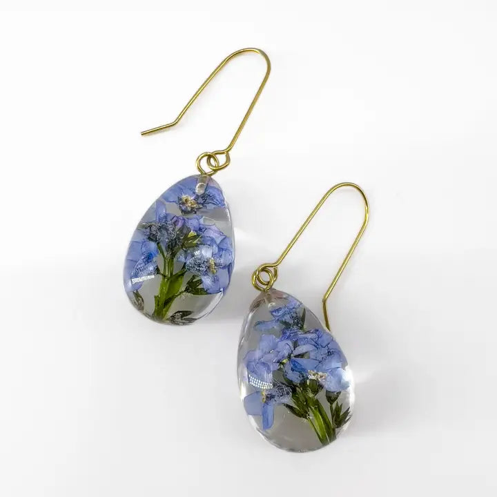 Dew Drop Forget-Me-Not Earrings