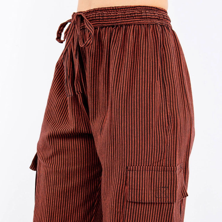 Cotton Hand-Loomed Cargo Pants