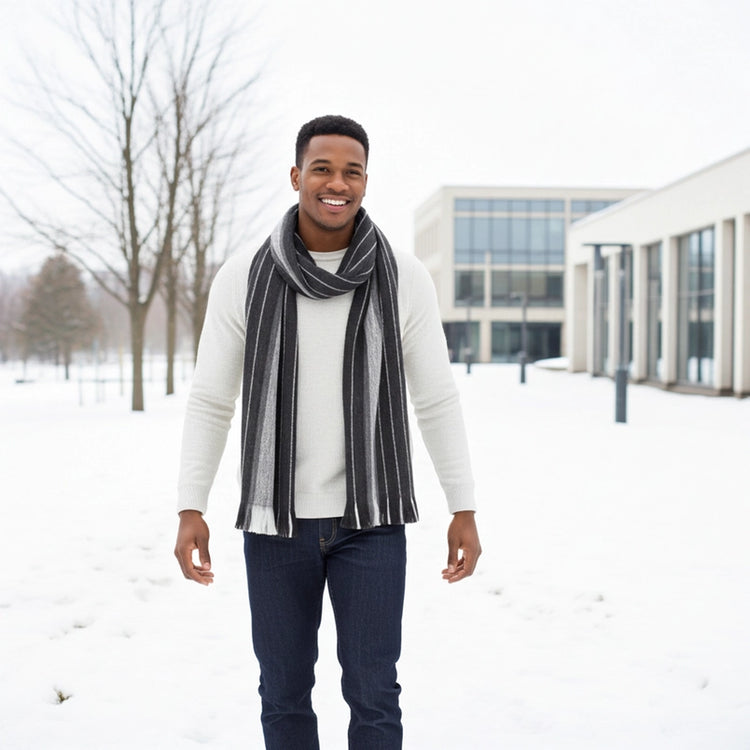 Black Pearl Alpaca Scarf