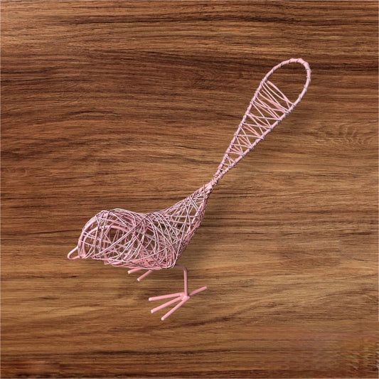 Upcycled Metal Wire Bird