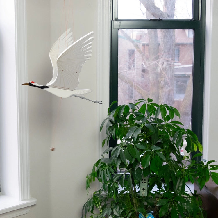 Crane Bird Flying Mobile