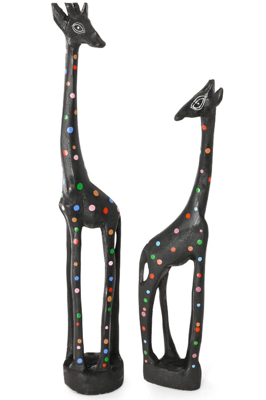 Jacaranda Black and Polk Dot Giraffe