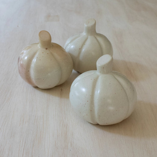 Natural Soapstone Pumpkin