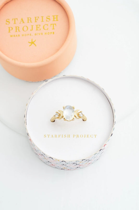 Starlight Moon Ring