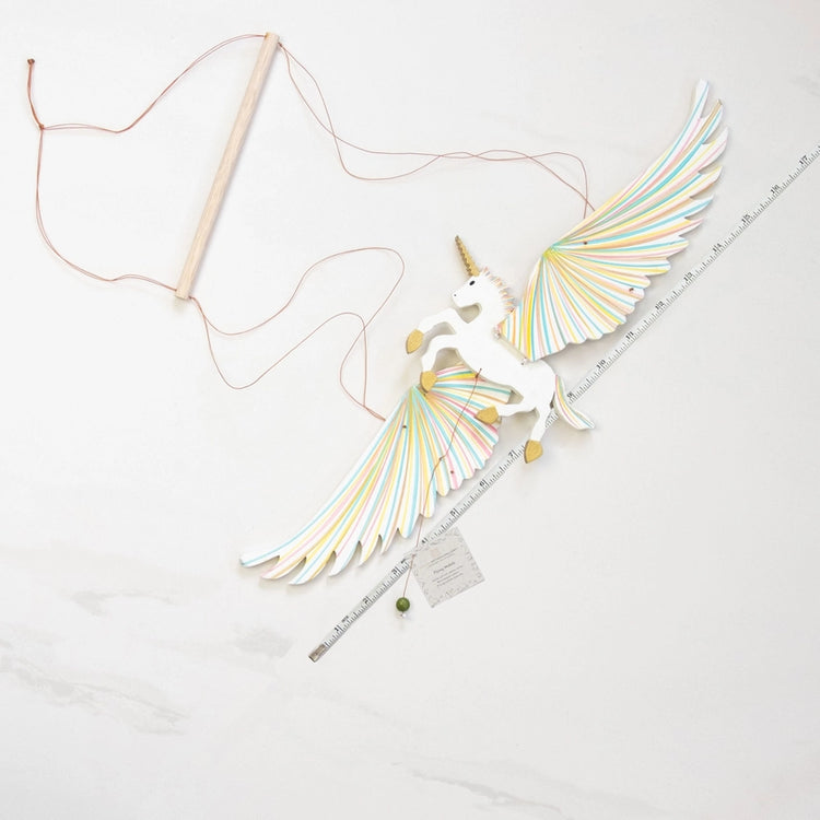 Golden Unicorn Flying Mobile