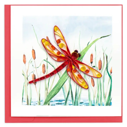 Quilling Card Dragonfly