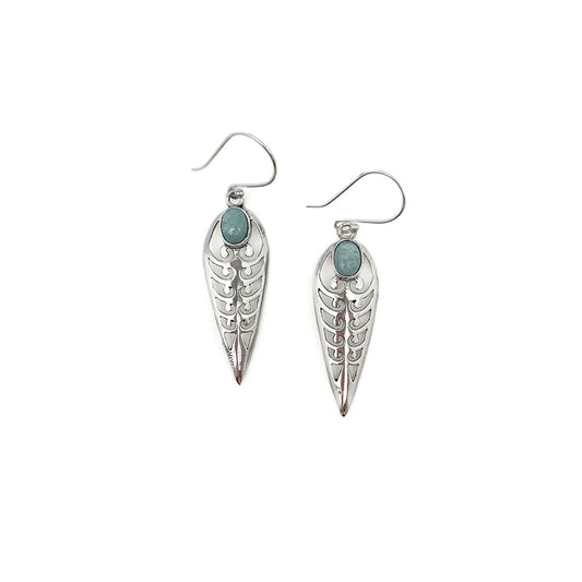 Tanvi and Amazonite Earrings