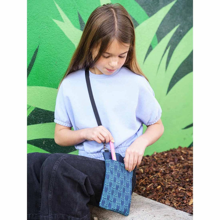 Cat Print Phone Carrier Crossbody