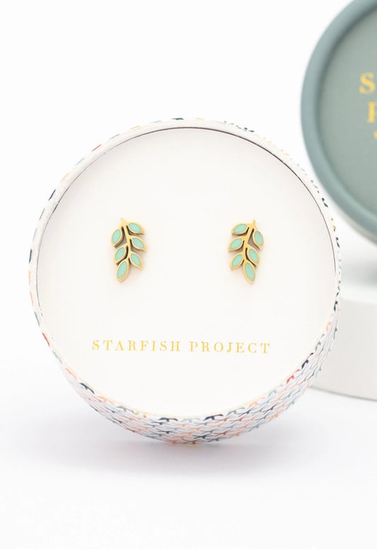 Rowan Leaf Earrings