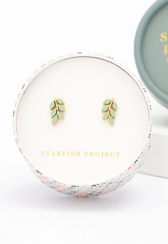 Rowan Leaf Earrings