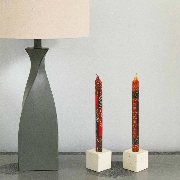 Bongazi Hand-Painted Candle Set