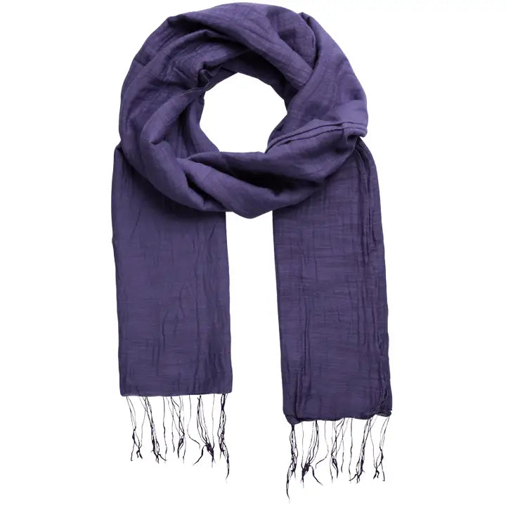 Silk and Cotton Blend Shawl