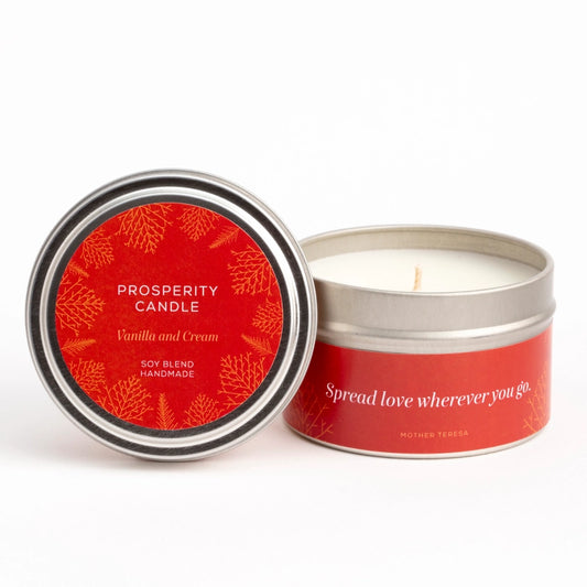 Vanilla and Cream Prosperity Candle