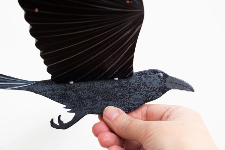 Raven Crow Blackbird Flying Mobile