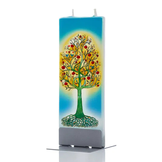 Tree of Life Flatyz Handmade Candle